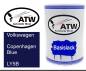 Preview: Volkswagen, Copenhagen Blue, LY5B: 500ml Lackdose, von ATW Autoteile West.